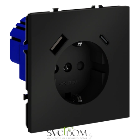 Розетка с USB, A+C Voltum S70 VLS040508  Voltum VLS040508