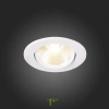 ST211.538.08.36 Св-к встр. Белый LED 1*8W 3000K 640Lm Ra80 36° IP20 D86xH50 220-240V Встраиваемые светильники ST LUCE