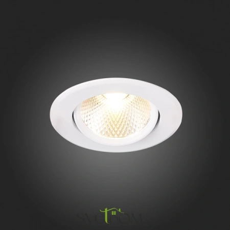 ST211.538.08.36 Св-к встр. Белый LED 1*8W 3000K 640Lm Ra80 36° IP20 D86xH50 220-240V Встраиваемые светильники ST LUCE
