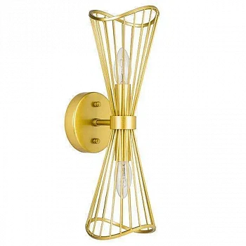 Lightstar 728623 Бра ZETA 2х40W E14 ЗОЛОТО