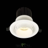 ST701.538.12 Св-к встр. Zoom Белый LED 1*12W 3000K 960Lm Ra90 15°-60° IP20 D115xH95 170-240V Встраиваемые светильники ST LUCE