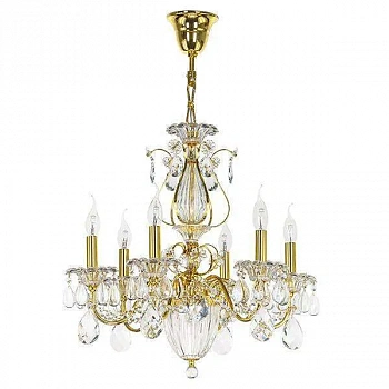 Lightstar 790062 Люстра SCHON 6x60W E14 Gold