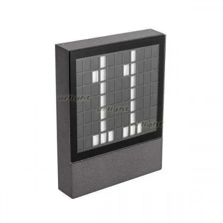 ARLIGHT Светильник LGD-SIGN-WALL-S150x200-3W Warm3000 (GR, 148 deg, 230V) (Arlight, IP54 Металл, 3 года)