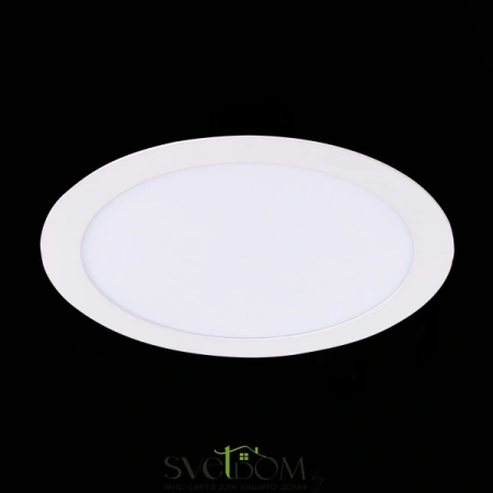 ST209.538.18 Св-к встр. Белый LED 1*18W 3000K 1 296Lm Ra80 110° IP20 D225xH8 90-265V Встраиваемые светильники ST LUCE