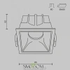 Встраиваемые светильники Maytoni DL043-01-10W3K-SQ-WB от Магазина Svetdom.by