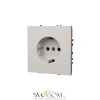 Розетки электрические с заземлением Voltum S70 VLS040102  Voltum VLS040102