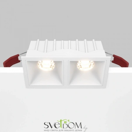 Встраиваемые светильники Maytoni DL043-02-10W3K-D-SQ-W от Магазина Svetdom.by