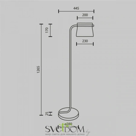 MOD170FL-L8BS3K Maytoni