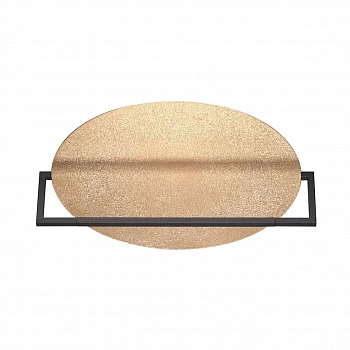 7016/20WL HIGHTECH ODL25 255 золотой ice crack/металл/акрил Настенно-потолочный светильник поворотный 360° IP20 LED 1*20W LUNAR