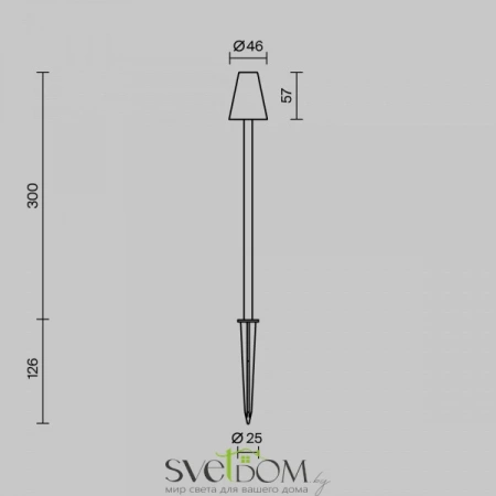 O504FL-L1B3K Maytoni
