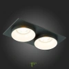 ST206.428.02 Св-к встр. Черный GU10 2*50W  IP20 L175xW92xH38 220V Без ламп Встраиваемые светильники ST LUCE