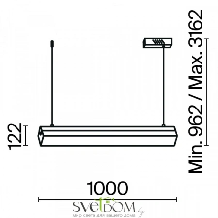 Подвесные светильники Maytoni MOD250PL-L36BS3K от Магазина Svetdom.by