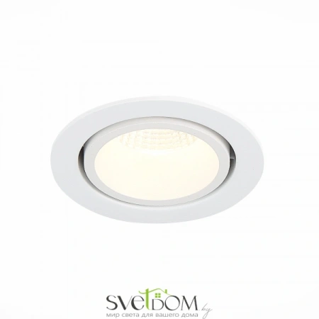 ST705.538.10 Св-к встр. Белый LED 1*10W 3000K 750Lm Ra>90 38° IP20 D102xH85 170-240V Встраиваемые светильники ST LUCE