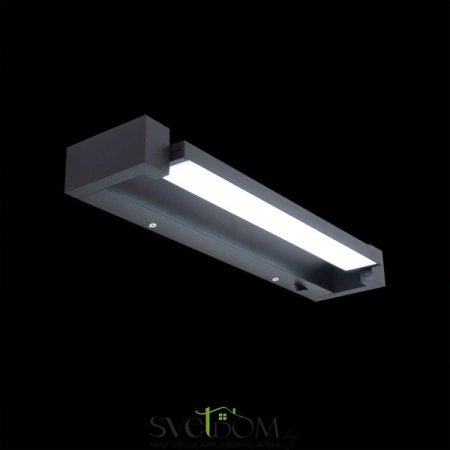 Citilux Визор CL708241N LED Настенная подсветка с выключателем Чёрная CITILUX