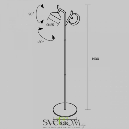 MOD451FL-L16B3K Maytoni