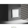 Выключатель двухклавишный Voltum S70 VLS020102  Voltum VLS020102