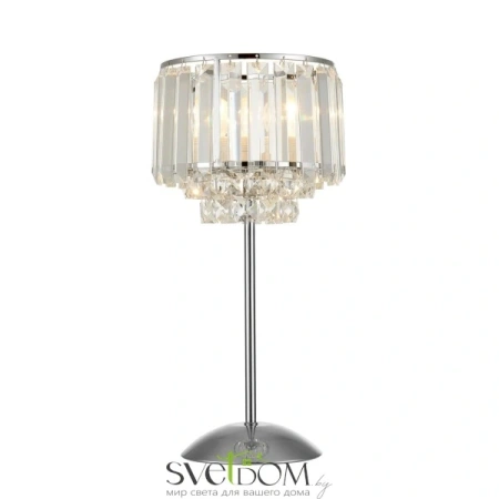 Citilux Синди CL330811 Настольная лампа хрустальная Хром CITILUX