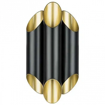 Lightstar 720667 Бра SIENA 6х40W G9 ЧЕРНЫЙ/ЗОЛОТО