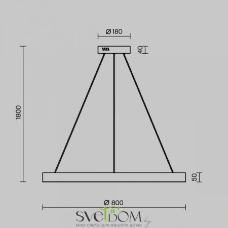 Подвесные светильники Maytoni MOD415PL-L60BS4K от Магазина Svetdom.by