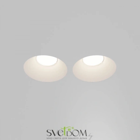 Встраиваемые светильники Maytoni DL129-GU10-02-W от Магазина Svetdom.by