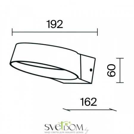 Настенные светильники O443WL-L12GF3K Maytoni | Svetdom.by