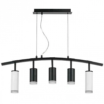 Lightstar LR7358623730 Люстра RULLO 5х50W GU10 ЧЕРНЫЙ/БЕЛЫЙ (571735+214437-3+214486-2+202430-5)