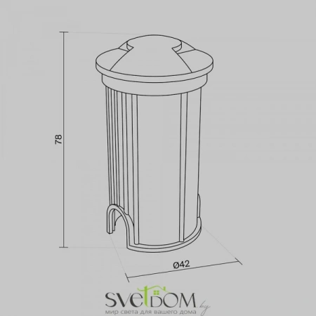 Встраиваемые светильники Maytoni O044DL-L1S3K1 от Магазина Svetdom.by