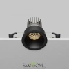Встраиваемый светильник (Набор) Maytoni DL123-10W-3K-B Dip, 9Вт, LED, 3000K, Черный Maytoni