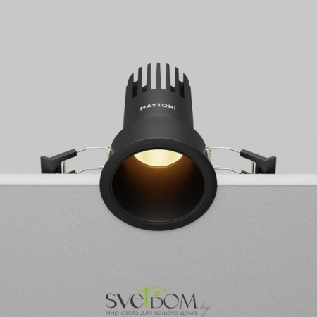 Встраиваемые светильники Maytoni DL116-10W-2.7K-B от Магазина Svetdom.by