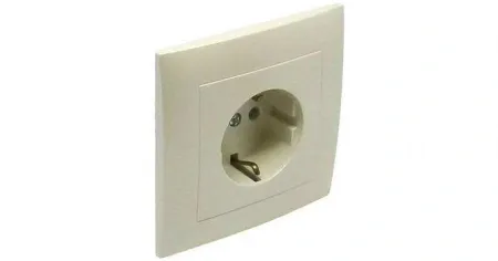 Розетка 2к+з с защитными шторками в сборе Logus90 Efapel 90138 CDU