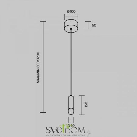 Подвесные светильники Maytoni MOD534PL-L4B3K1 от Магазина Svetdom.by