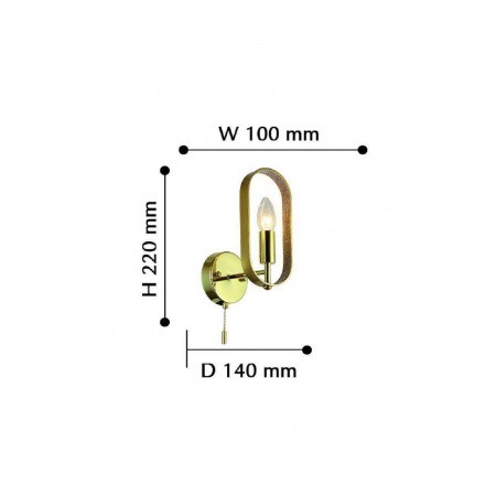 Настенные светильники 2483-1W Favourite | Svetdom.by