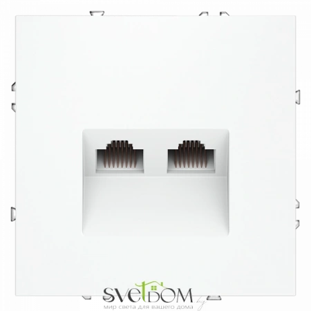 Розетка компьютерная двойная Voltum S70 VLS060202  Voltum