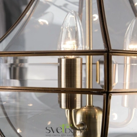 Citilux Гера-1 CL444130 Люстра подвесная витражная Бронза CITILUX