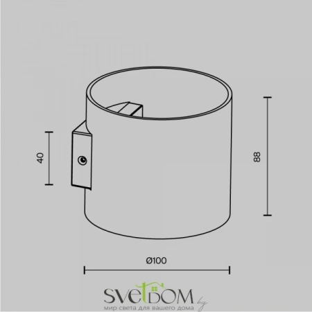 Настенные светильники C066WL-01MG Maytoni | Svetdom.by