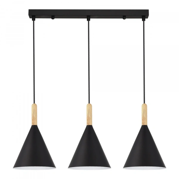SLE1255-403-03 Светильник подвесной Черный/Черный E27 3*40W ARKET