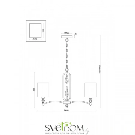Подвесные светильники Freya FR1007PL-05BS от Магазина Svetdom.by