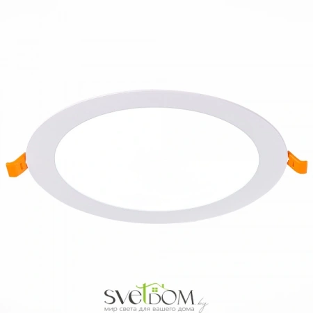 ST209.538.15 Св-к встр. Белый LED 1*15W 3000K 1 020Lm Ra80 110° IP20 D190xH8 90-265V Встраиваемые светильники ST LUCE