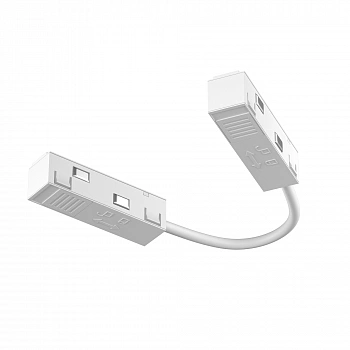 Коннектор питания угловой гибкий 15см Exility белый TRA034CPC-42W-15-1