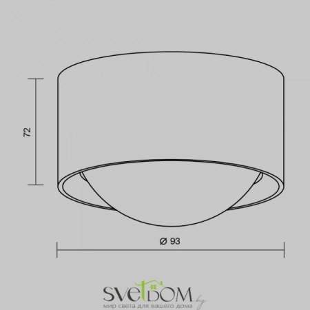 Потолочные светильники Maytoni O498CL-L15B3K от Магазина Svetdom.by