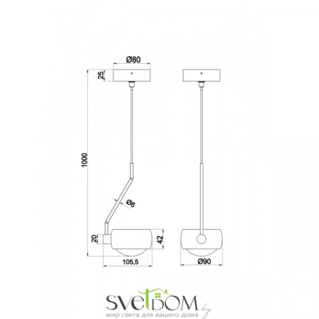 Светильники Maytoni MOD072PL-L8W3K от Магазина Svetdom.by