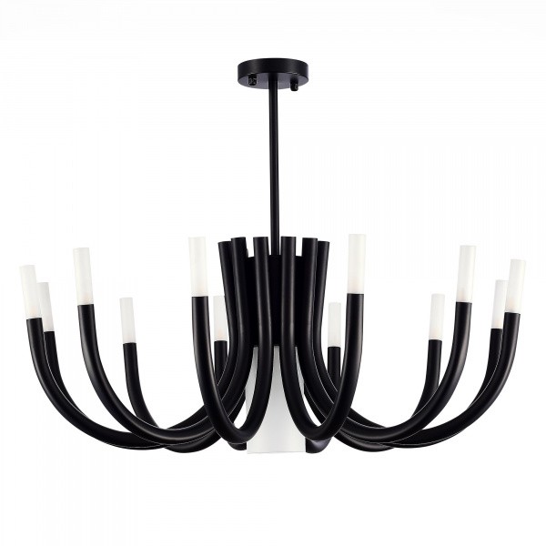 SL1173.402.13 Люстра потолочная ST-Luce Черный/Черный G4/E27 12*5W+1*60W