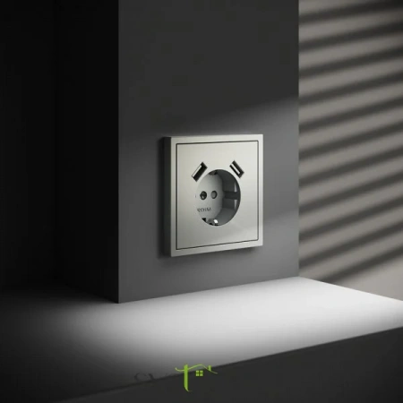 Розетка с USB, А+А Voltum S70 VLS040405  Voltum