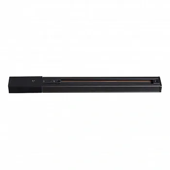 135003Y PORT NT18 098 черный Однофазный трехжильный шинопровод с токопроводом и заглушкой, 2м IP20 220V