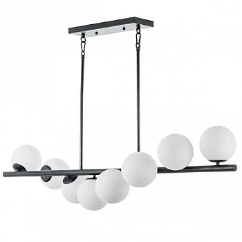 Lightstar 815187 Люстра CROCO 8х40W E14 ЧЕРНЫЙ МАТОВЫЙ