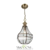 Citilux Гера-1 CL444110 Подвесной светильник витражный Бронза CITILUX