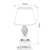 Citilux Вена CL402800 Настольная лампа с абажуром Белая CITILUX