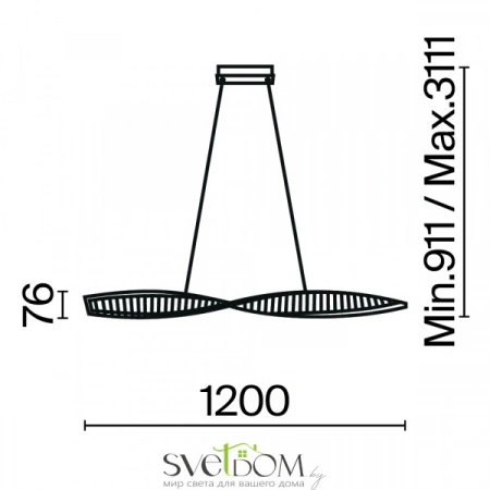 Подвесные светильники Maytoni P097PL-L36BS3K от Магазина Svetdom.by