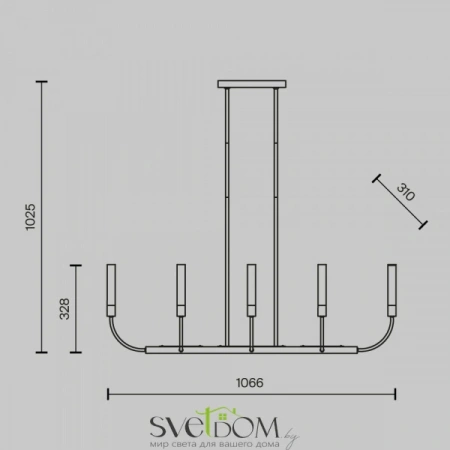 Потолочные светильники Maytoni MOD423CL-08C от Магазина Svetdom.by