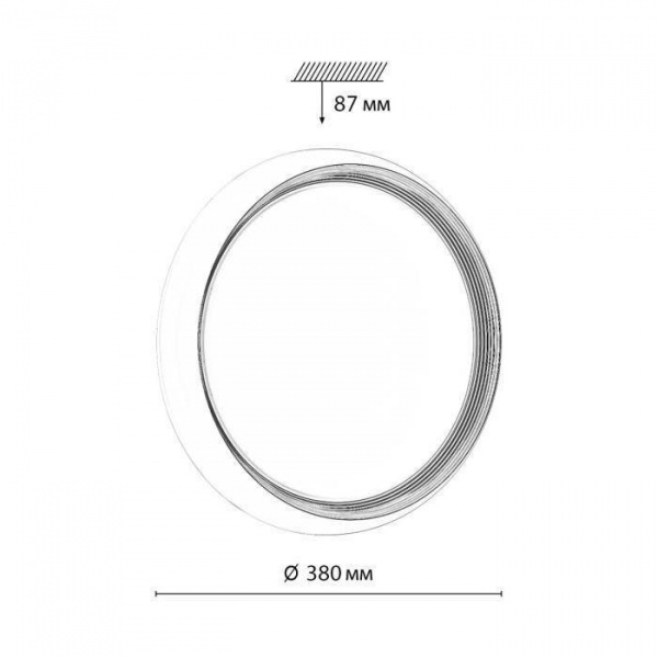 Настенно-потолочные светильники SONEX 7650/DL от Магазина Svetdom.by